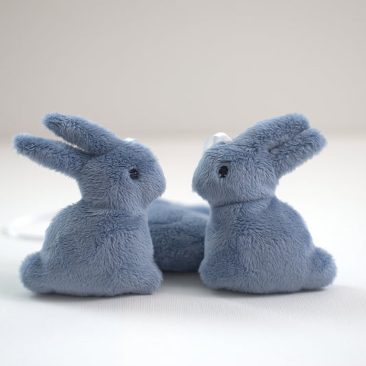 Blue Bunny Ornament - 4 inch